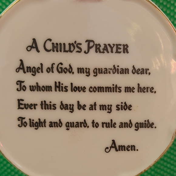 Vintage 70s Religious Prayer Plates - Picture 4 of 6